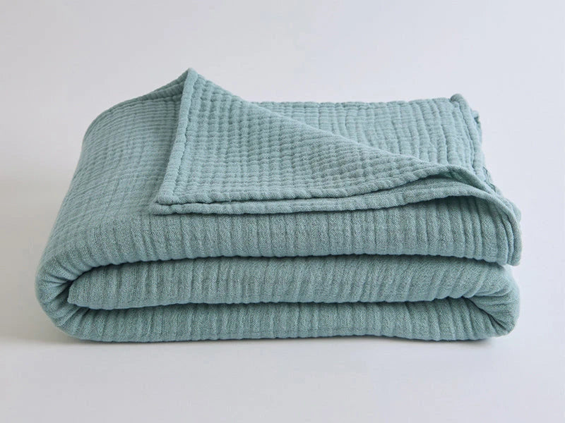 Summer blanket collection – lightweight gauze cotton blankets by LILA N’ BERRY