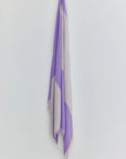 La Luna Turkish towel in Lilac – Full-length hanging view showcasing entire pattern and texture