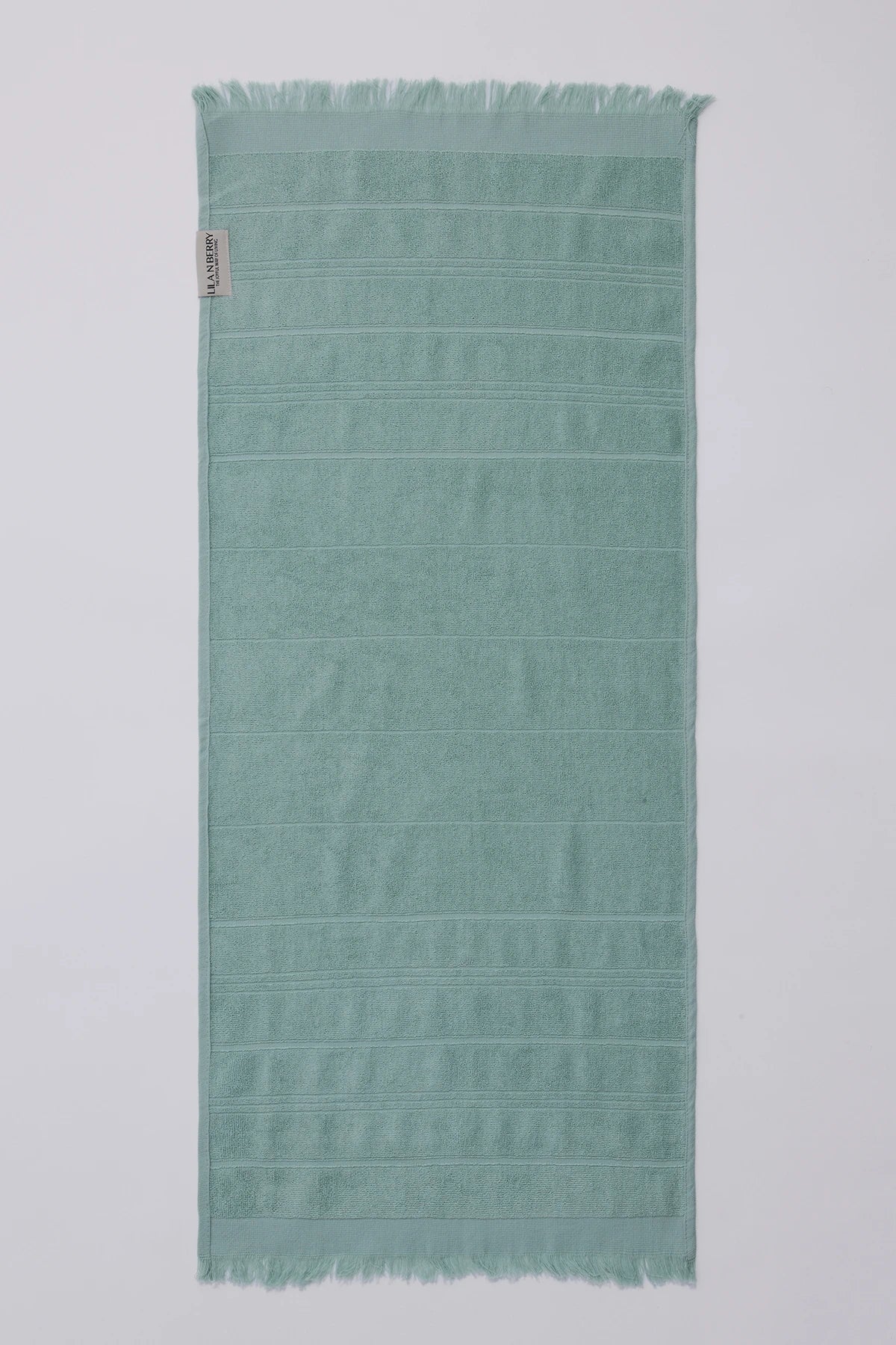 Dual Texture Bath Towel Set (2 Bath + 2 Hand Towels) Sage