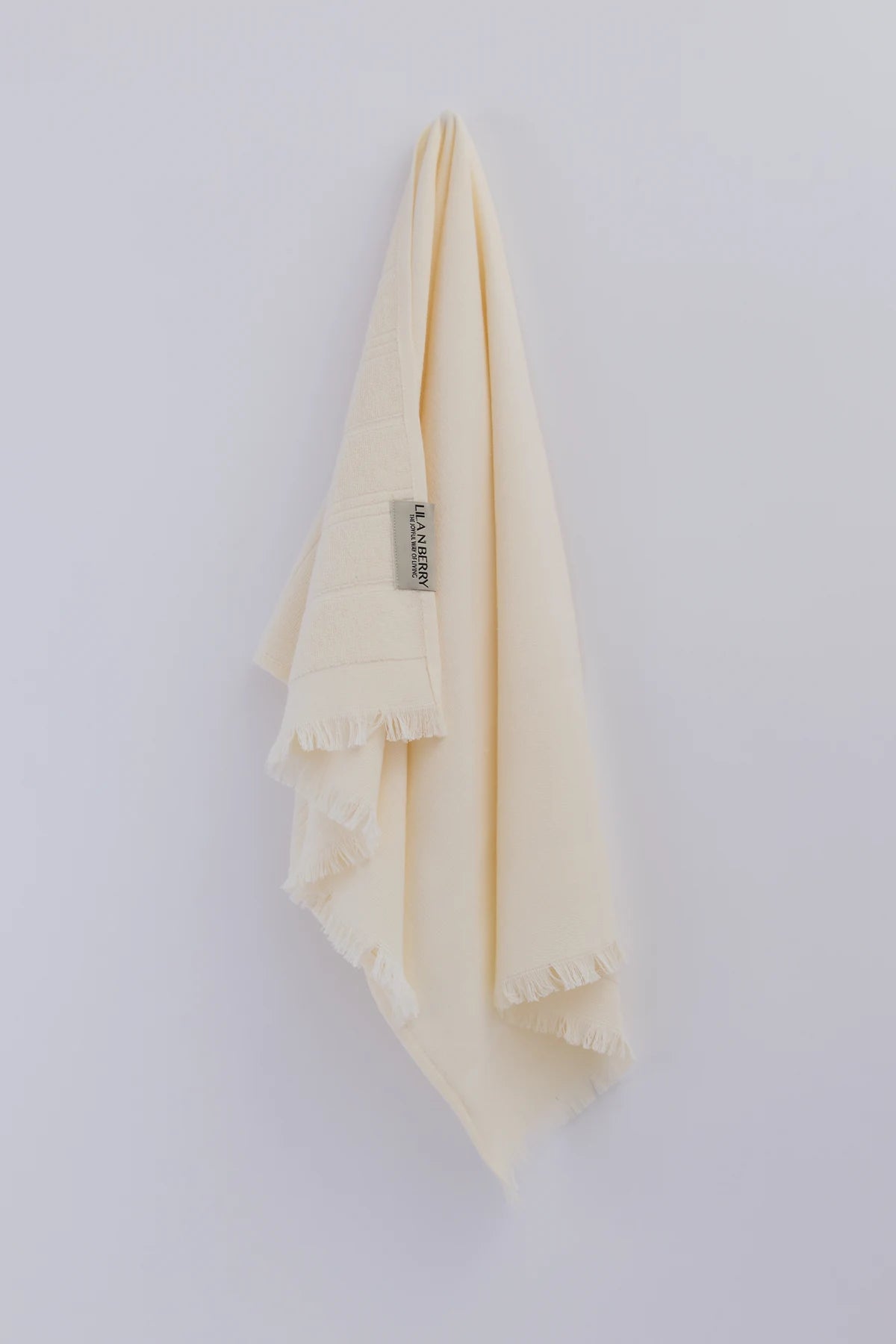 Dual Texture Bath Towel Set (2 Bath + 2 Hand Towels) Ivory