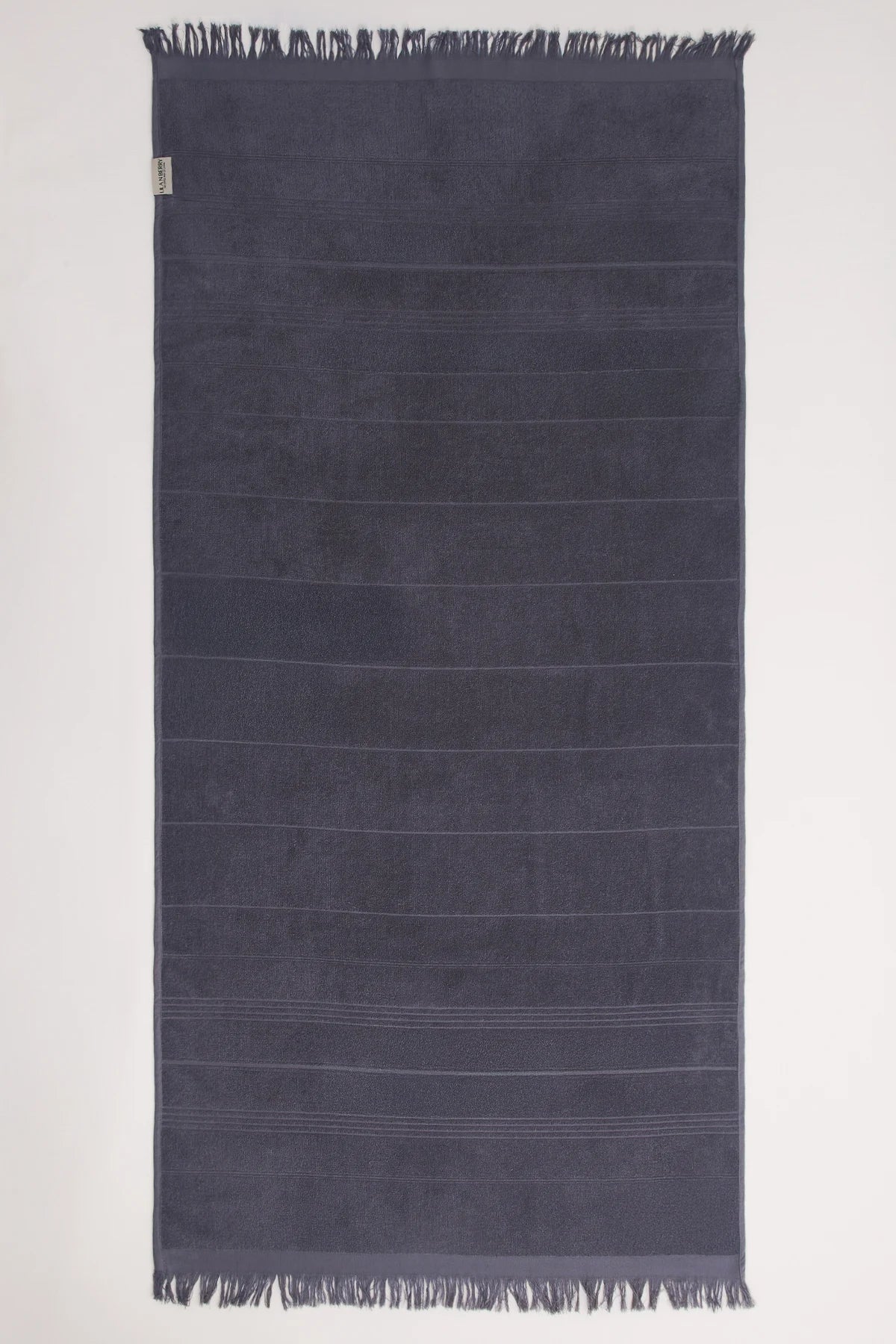 Dual Texture Bath Towel Set (2 Bath + 2 Hand Towels) – Anthracite