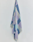 Beach/Bath,living place,Mellow Indigo,Turkish towel,hanged,summer,line patterned,double-faces,purified sand,light,compact, easy pack,fun, recycled,multi color